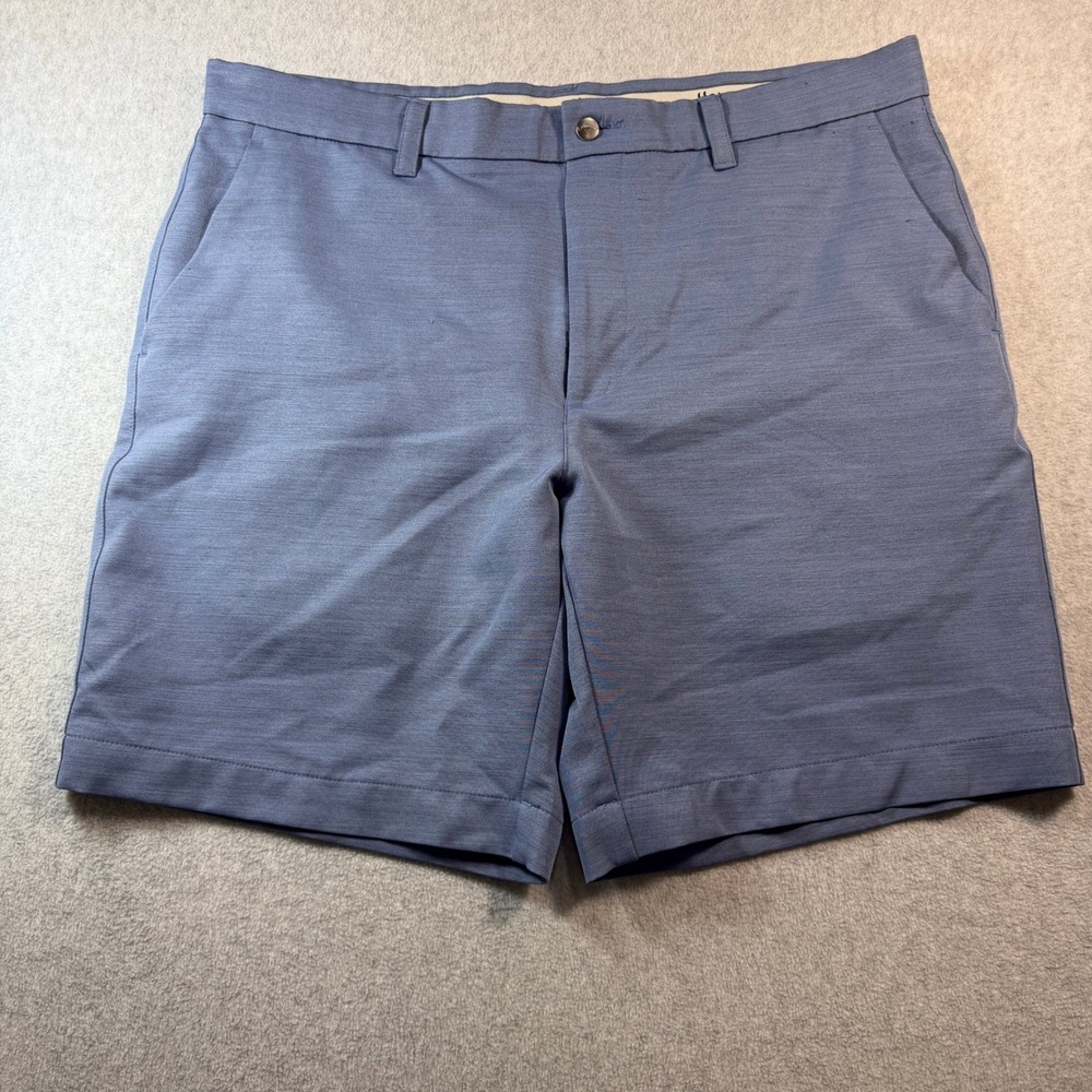 Callaway Mens Blue Opti-Dri Heathered Golf Shorts Size 36 Stretch Performance